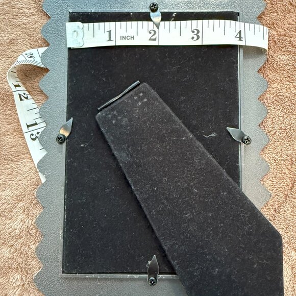 Silver Photo Frame with Pink Gem Detailing - 6x4 - Picture 7 of 7